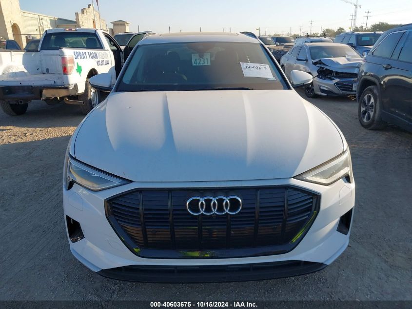 2021 Audi E-Tron Premium Quattro VIN: WA1AAAGEXMB013643 Lot: 40603675