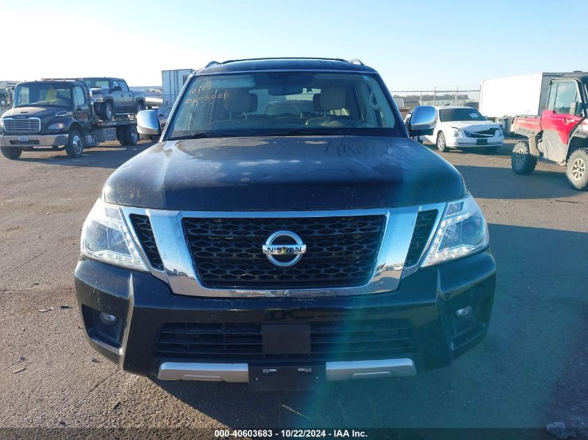 2018 Nissan Armada Sl VIN: JN8AY2NC5JX502608 Lot: 40603683