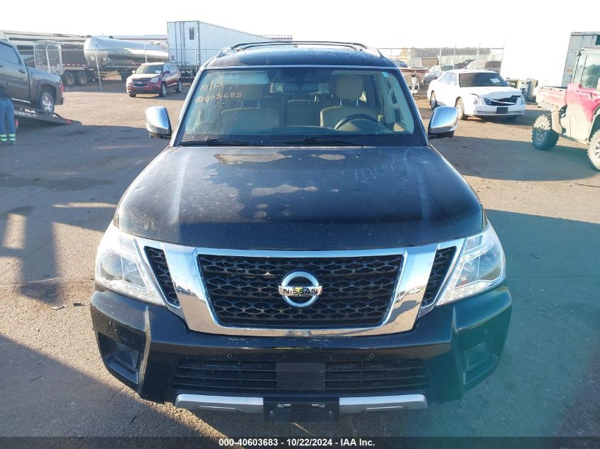 2018 Nissan Armada Sl VIN: JN8AY2NC5JX502608 Lot: 40603683