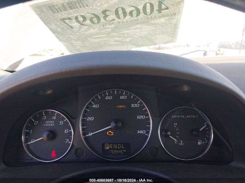 2006 Chevrolet Malibu Lt VIN: 1G1ZT53866F230203 Lot: 40603697