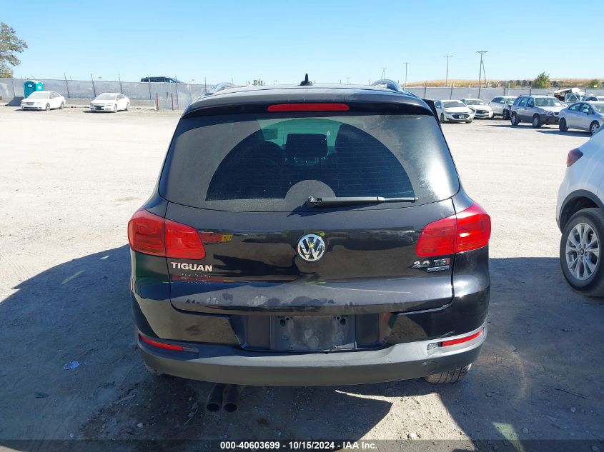 2014 Volkswagen Tiguan Sel VIN: WVGBV3AX4EW615254 Lot: 40603699