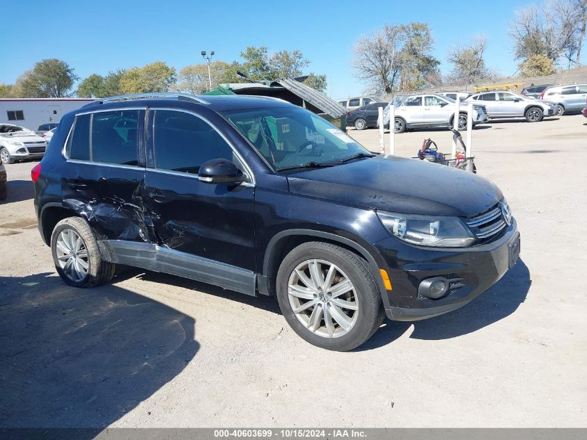 2014 Volkswagen Tiguan Sel VIN: WVGBV3AX4EW615254 Lot: 40603699