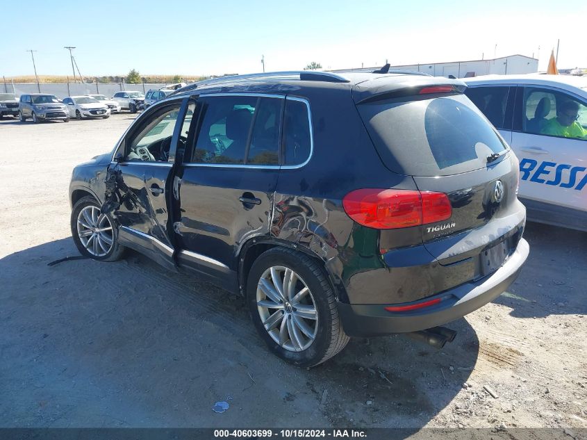 2014 Volkswagen Tiguan Sel VIN: WVGBV3AX4EW615254 Lot: 40603699