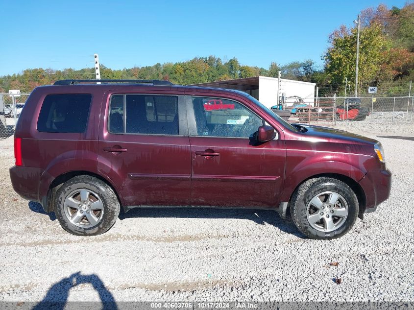 2010 Honda Pilot Ex-L VIN: 5FNYF4H57AB016062 Lot: 40603706