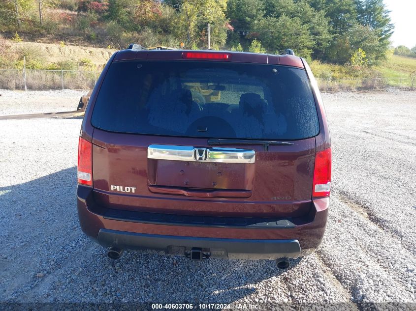 2010 Honda Pilot Ex-L VIN: 5FNYF4H57AB016062 Lot: 40603706