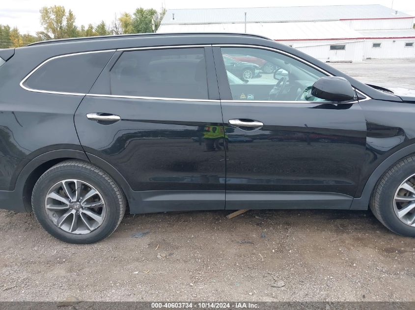 2017 Hyundai Santa Fe Se VIN: KM8SM4HF7HU232351 Lot: 40603734