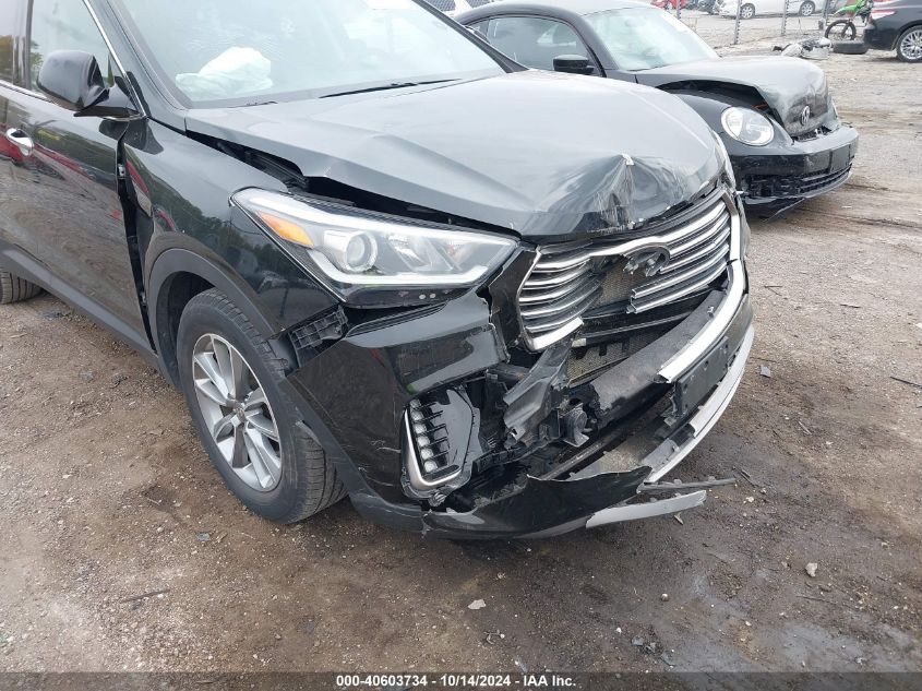 2017 Hyundai Santa Fe Se VIN: KM8SM4HF7HU232351 Lot: 40603734