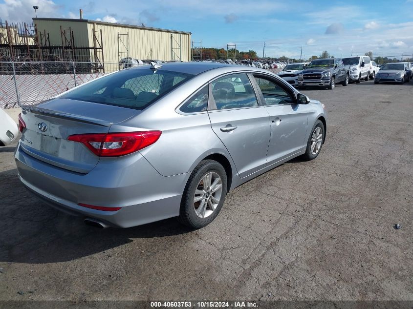 2016 Hyundai Sonata Se VIN: 5NPE24AF6GH333102 Lot: 40603753