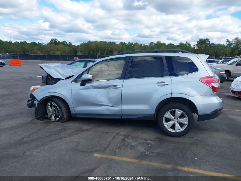 2016 Subaru Forester 2.5I Limited VIN: JF2SJARC5GH514383 Lot: 40603761