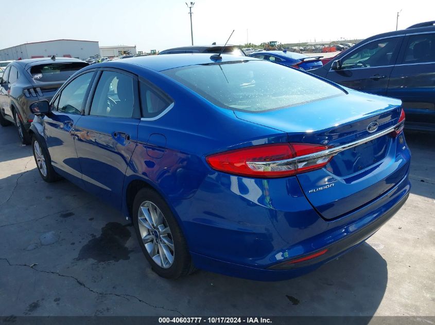 2017 FORD FUSION SE - 3FA6P0H79HR416301