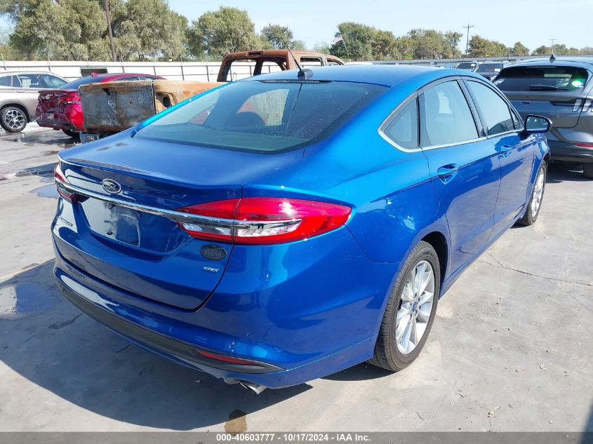 2017 FORD FUSION SE - 3FA6P0H79HR416301