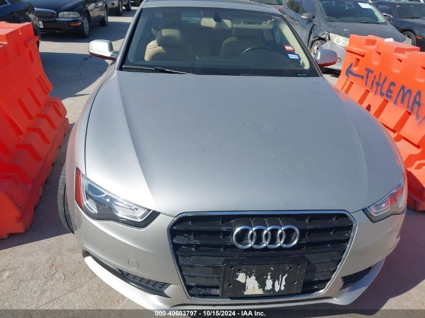 2013 Audi A5 2.0T Premium VIN: WAULFAFR0DA020141 Lot: 40603797