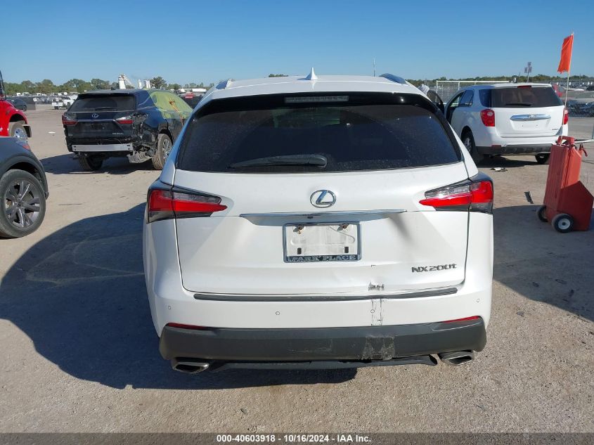 2015 Lexus Nx 200T VIN: JTJYARBZ4F2021556 Lot: 40603918