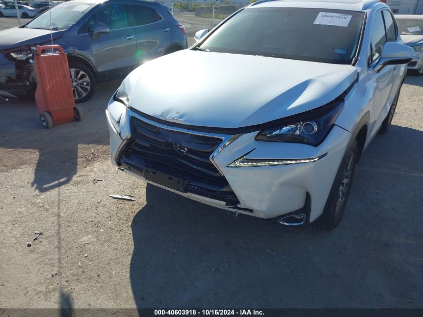 2015 Lexus Nx 200T VIN: JTJYARBZ4F2021556 Lot: 40603918