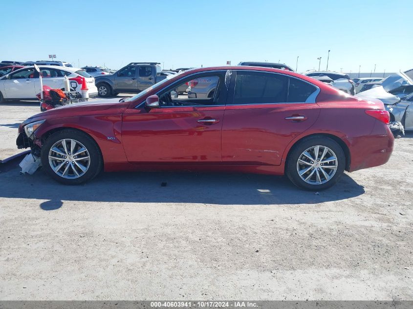 2016 Infiniti Q50 Premium/Sport VIN: JN1EV7AP6GM302040 Lot: 40603941