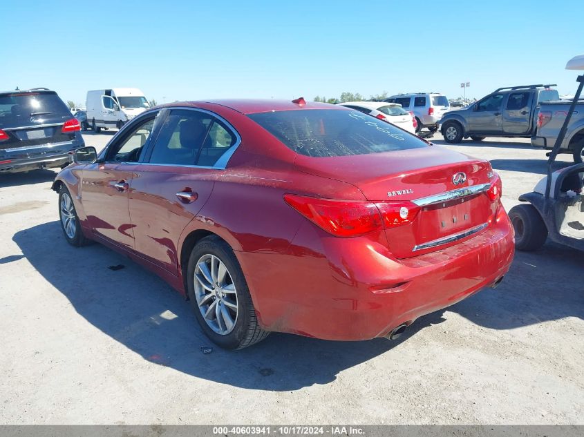 2016 Infiniti Q50 Premium/Sport VIN: JN1EV7AP6GM302040 Lot: 40603941