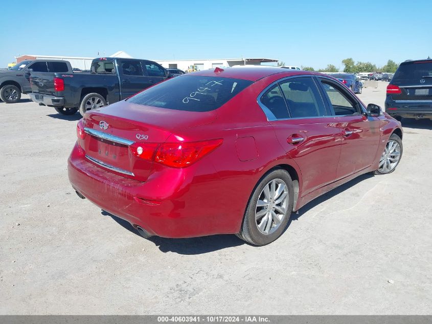 2016 Infiniti Q50 Premium/Sport VIN: JN1EV7AP6GM302040 Lot: 40603941