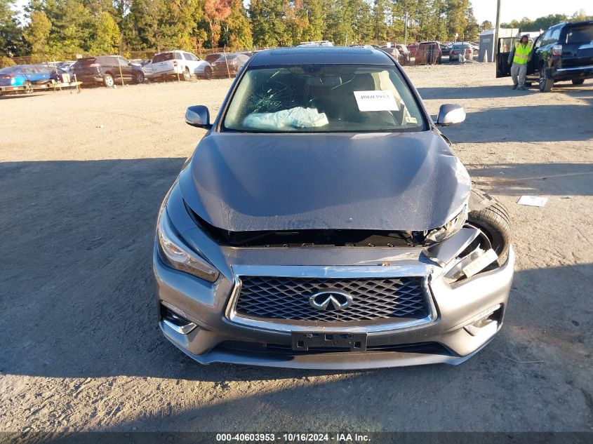 2019 Infiniti Q50 3.0T Luxe VIN: JN1EV7AR9KM553614 Lot: 40603953