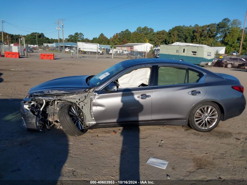 2019 Infiniti Q50 3.0T Luxe VIN: JN1EV7AR9KM553614 Lot: 40603953