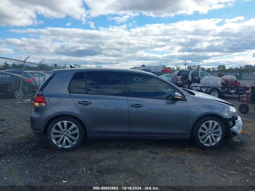 2013 Volkswagen Golf 2.0L Tdi 4-Door VIN: WVWNM7AJ0DW042679 Lot: 40603962