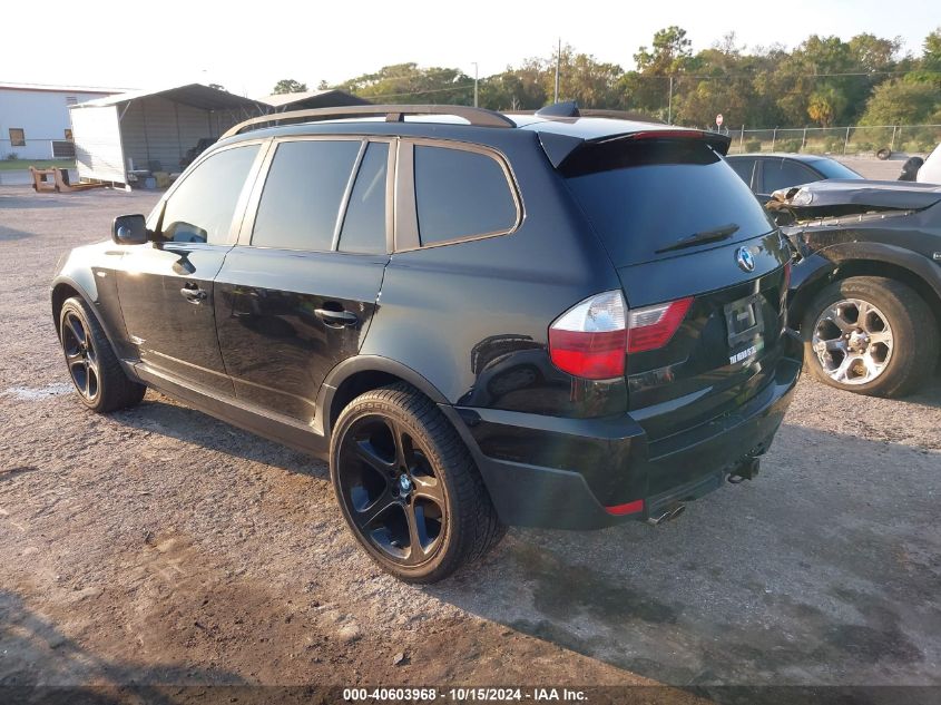 2009 BMW X3 xDrive30I VIN: WBXPC93499WJ30672 Lot: 40603968