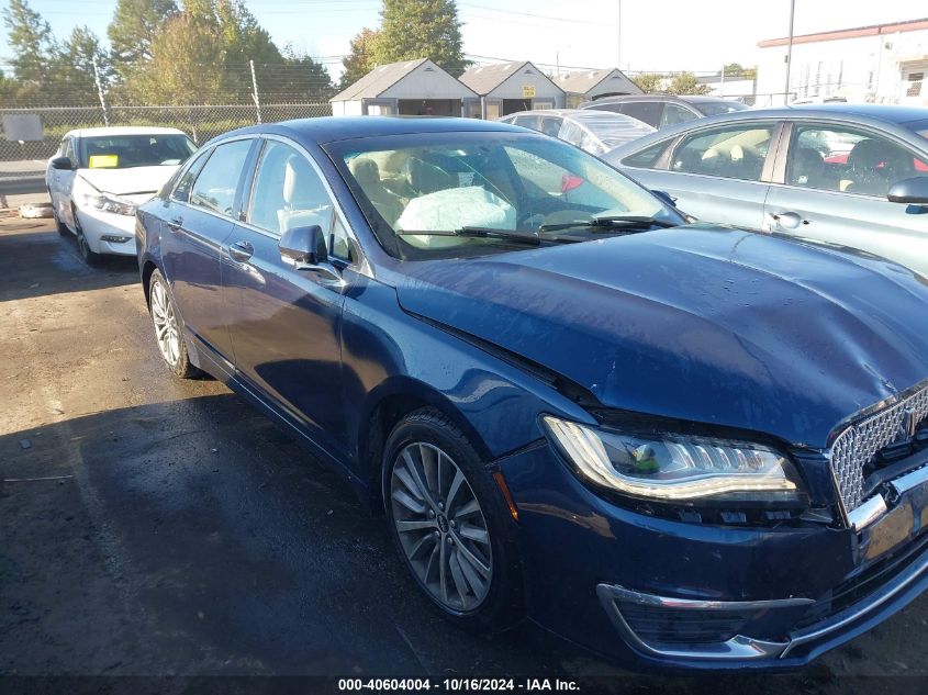 2017 Lincoln Mkz Select VIN: 3LN6L5C93HR664843 Lot: 40604004