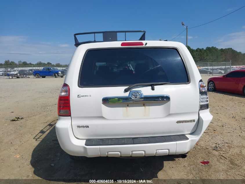 2007 Toyota 4Runner Sr5 V6 VIN: JTEZU14R578080560 Lot: 40604035