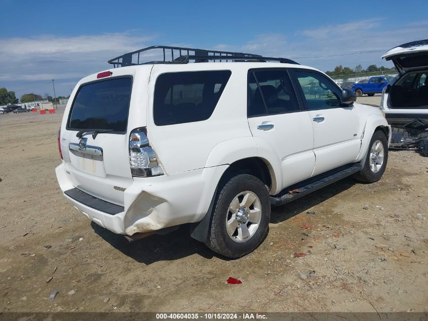 2007 Toyota 4Runner Sr5 V6 VIN: JTEZU14R578080560 Lot: 40604035