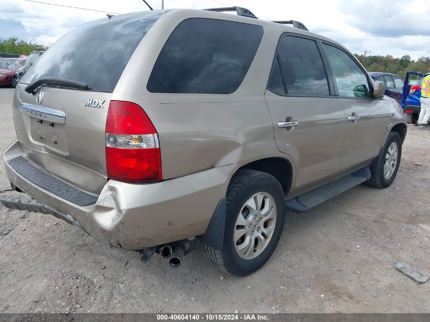 2003 Acura Mdx VIN: 2HNYD186X3H505222 Lot: 40604140