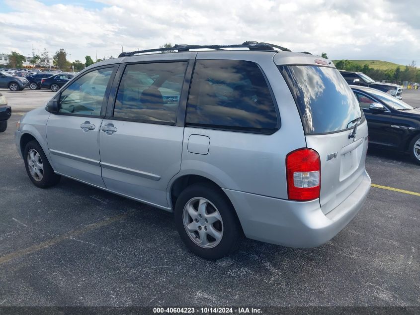 2000 Mazda Mpv Dx/Es/Lx VIN: JM3LW28G8Y0138722 Lot: 40604223