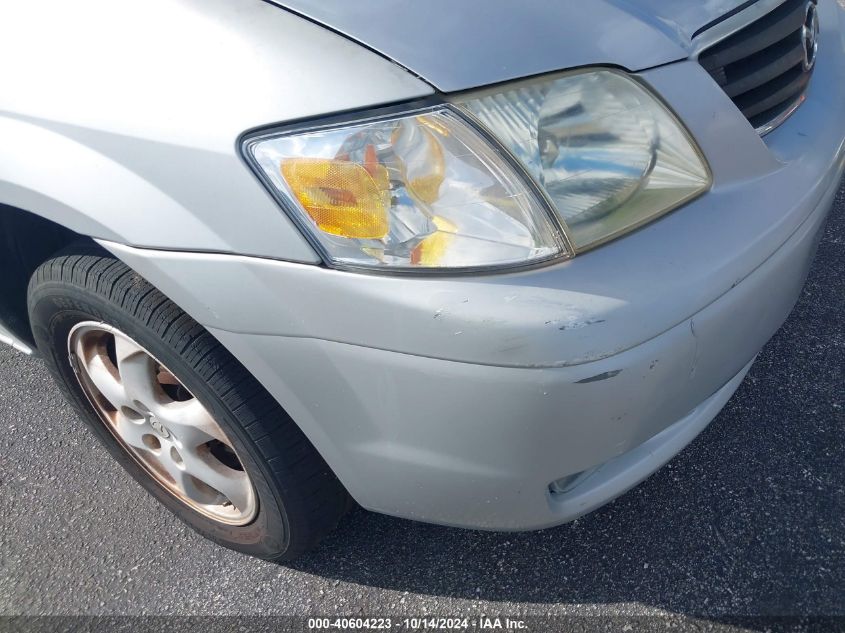 2000 Mazda Mpv Dx/Es/Lx VIN: JM3LW28G8Y0138722 Lot: 40604223