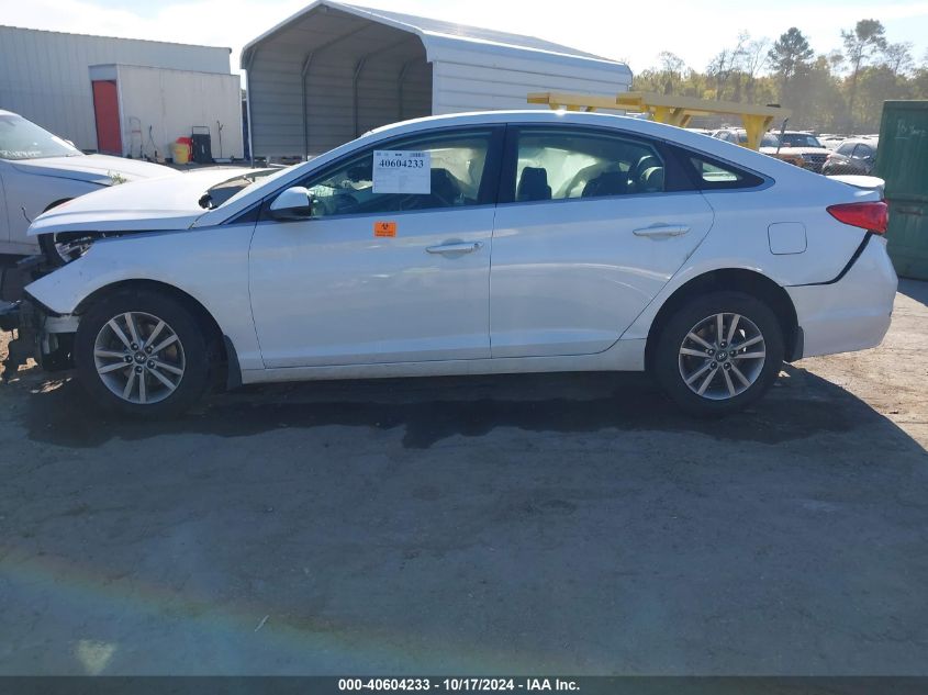 2017 HYUNDAI SONATA SE - 5NPE24AFXHH440249