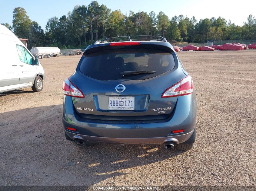 2012 Nissan Murano Le VIN: JN8AZ1MW1CW231283 Lot: 41428413