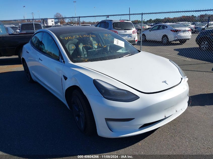 2023 Tesla Model 3 Rear-Wheel Drive VIN: 5YJ3E1EA3PF501868 Lot: 40604266