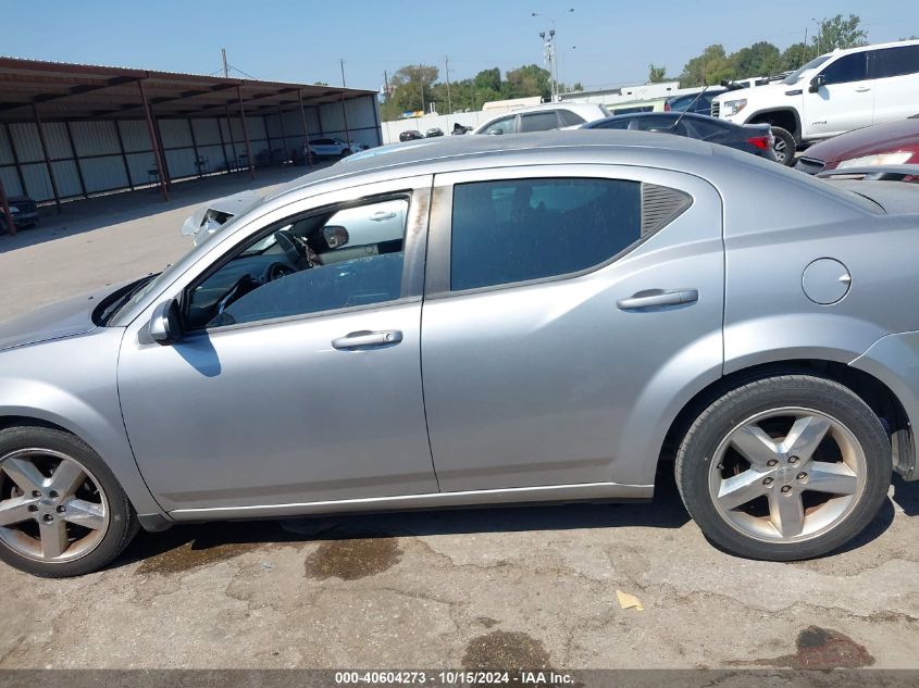 2013 Dodge Avenger Sxt VIN: 1C3CDZCB5DN710740 Lot: 40604273