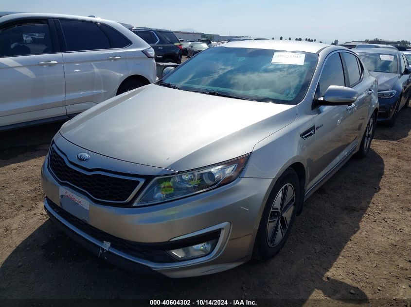 2013 Kia Optima Hybrid Lx VIN: KNAGM4AD8D5041817 Lot: 40604302