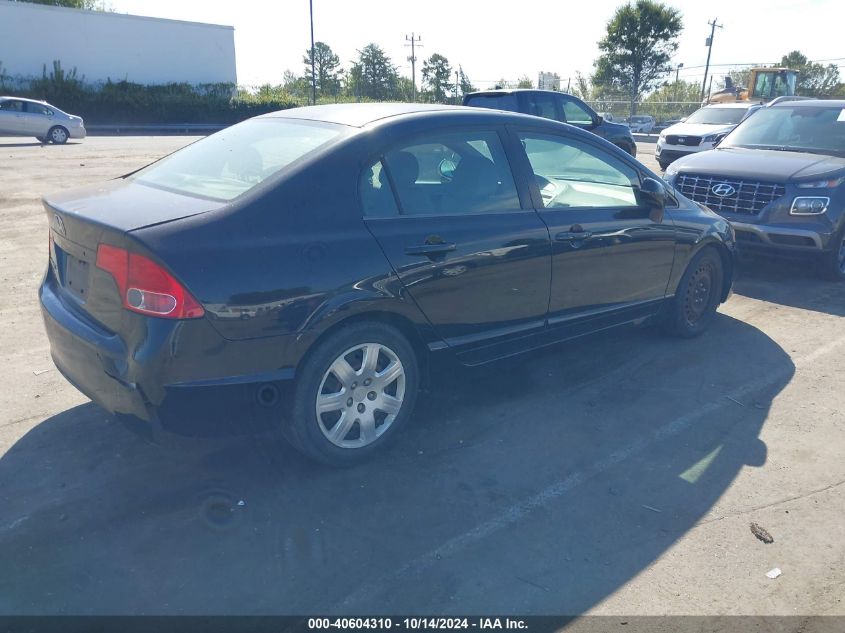 2008 Honda Civic Lx VIN: 2HGFA15598H301585 Lot: 40604310