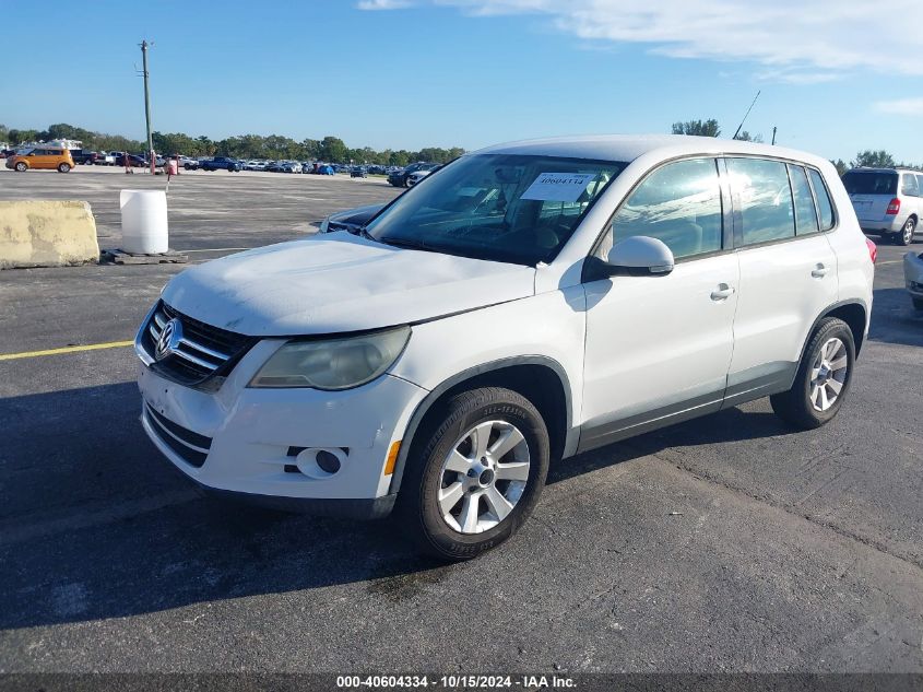 2009 Volkswagen Tiguan S/Se/Sel VIN: WVGAV75N09W517789 Lot: 40604334