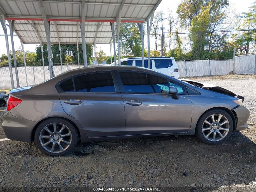 2012 Honda Civic Sdn Lx VIN: 19XFB2F55CE043506 Lot: 40604336