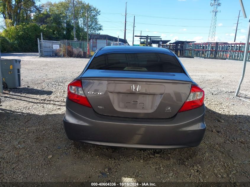 2012 Honda Civic Sdn Lx VIN: 19XFB2F55CE043506 Lot: 40604336