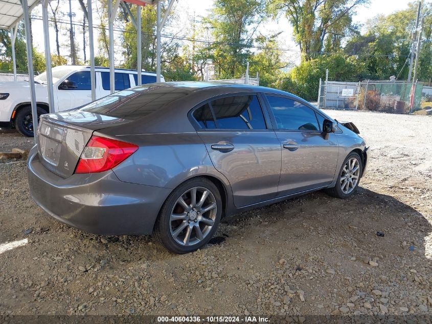 2012 Honda Civic Sdn Lx VIN: 19XFB2F55CE043506 Lot: 40604336