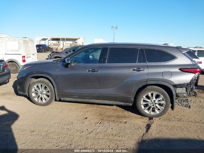 2022 TOYOTA HIGHLANDER LIMITED - 5TDDZRBH1NS563822