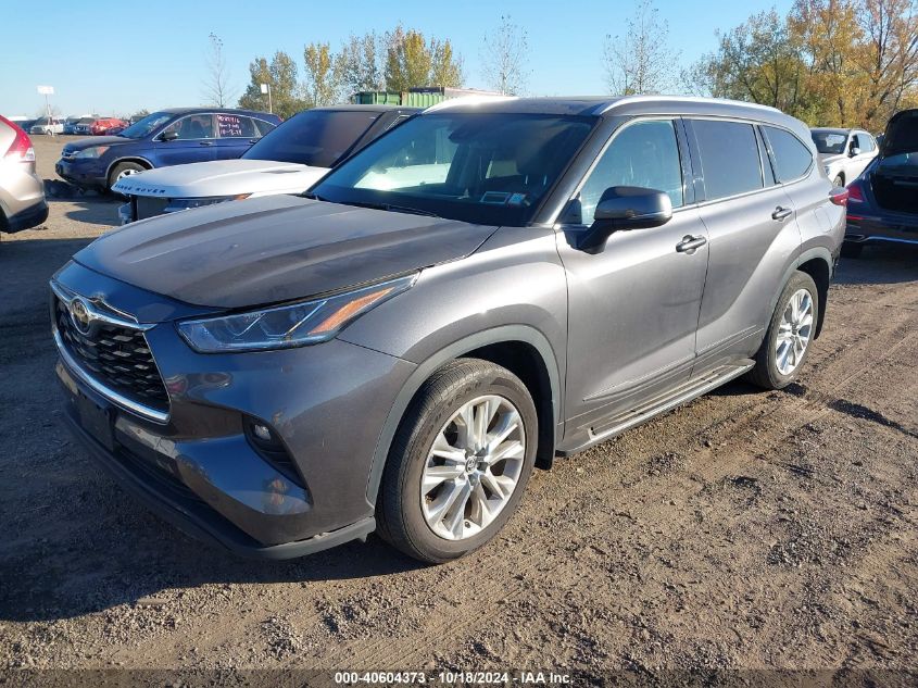 2022 TOYOTA HIGHLANDER LIMITED - 5TDDZRBH1NS563822