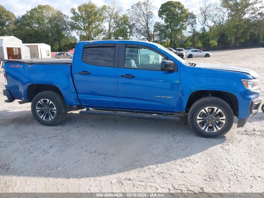 2021 Chevrolet Colorado 2Wd Short Box Z71 VIN: 1GCGSDENXM1159080 Lot: 40604420