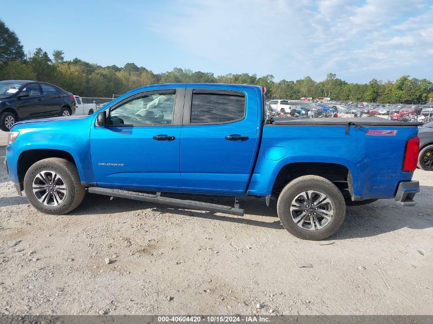 2021 Chevrolet Colorado 2Wd Short Box Z71 VIN: 1GCGSDENXM1159080 Lot: 40604420