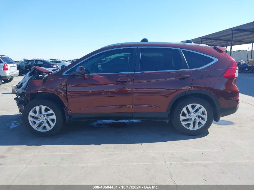 2015 Honda Cr-V Ex-L VIN: 2HKRM3H71FH546395 Lot: 40604431