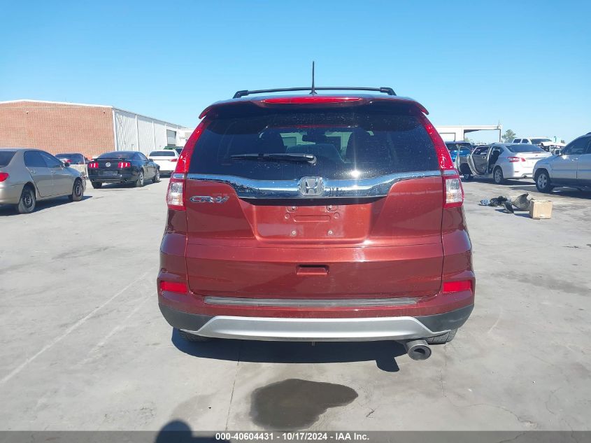 2015 Honda Cr-V Ex-L VIN: 2HKRM3H71FH546395 Lot: 40604431