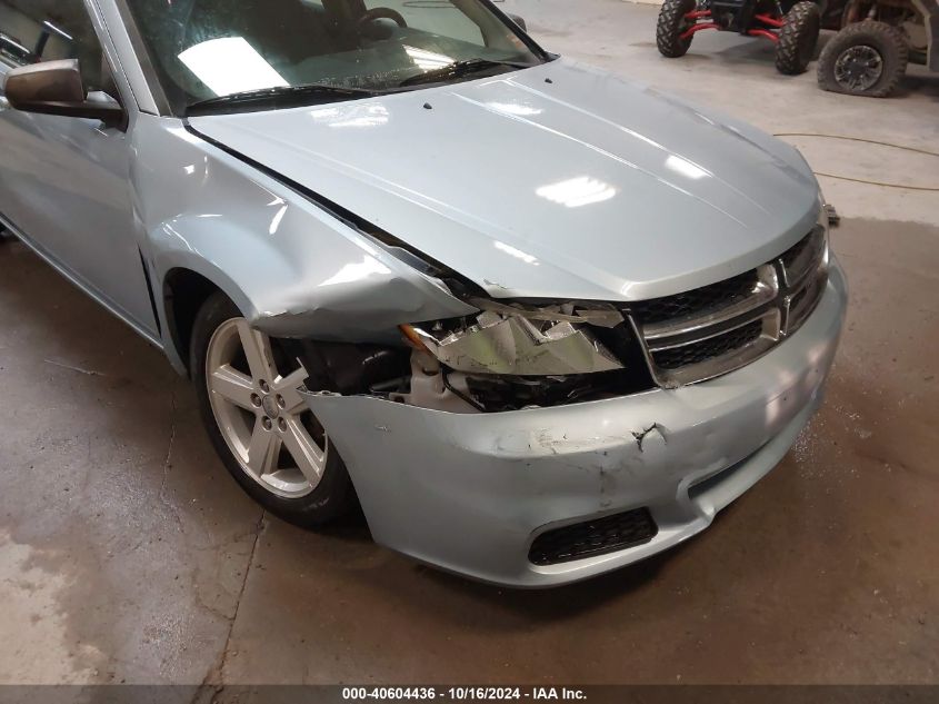 2013 Dodge Avenger Se VIN: 1C3CDZAB9DN558755 Lot: 40604436