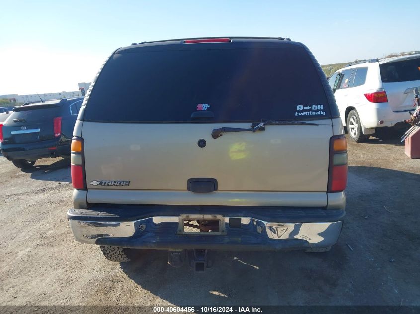 2006 Chevrolet Tahoe Ls VIN: 1GNEC13V96R113760 Lot: 40604456