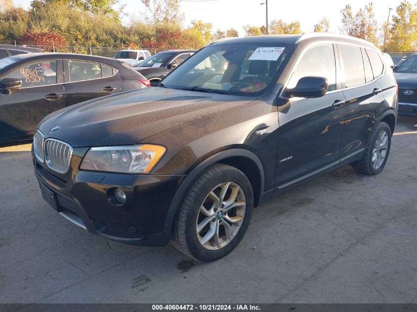 VIN 5UXWX9C52D0A29525 2013 BMW X3, Xdrive28I no.2